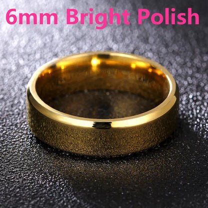 2021 Fashion Charm Jewelry ring men stainless steel Black Rings For Women