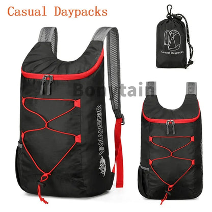 Outdoor Packable Backpack Large-capacity Foldable Camping Backpack Anti-