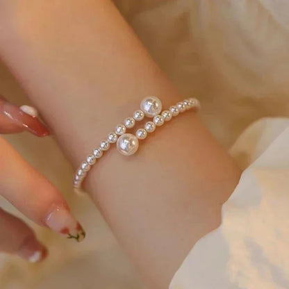 Imitation Pearl Stretchable Bracelet for Women Personalized Fashion Daily