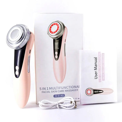 4 in 1 RF EMS Facial Massager Skin Care Tools Face Lift Multifunction