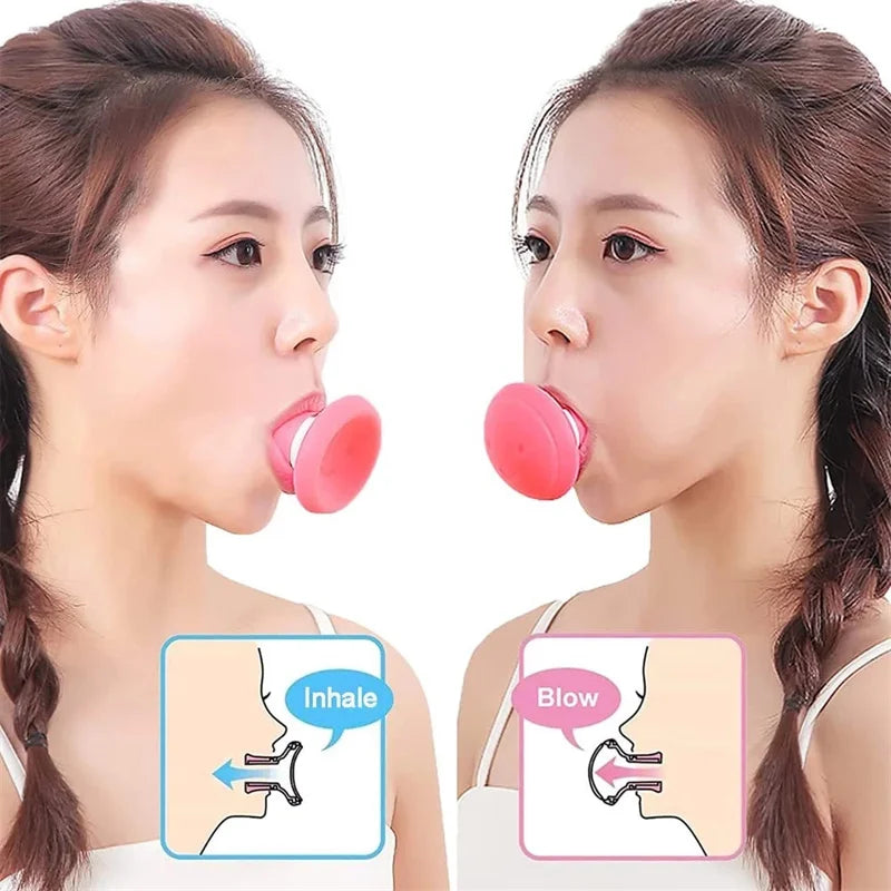 Fast Thin Face Silica Gel Mouth Jaw Exerciser Slimming Face Lift Tool Chin