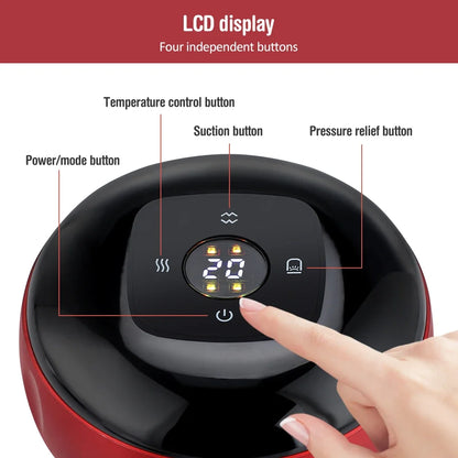 Intelligent Vacuum Cupping Massage Device Electric Heating Scraping