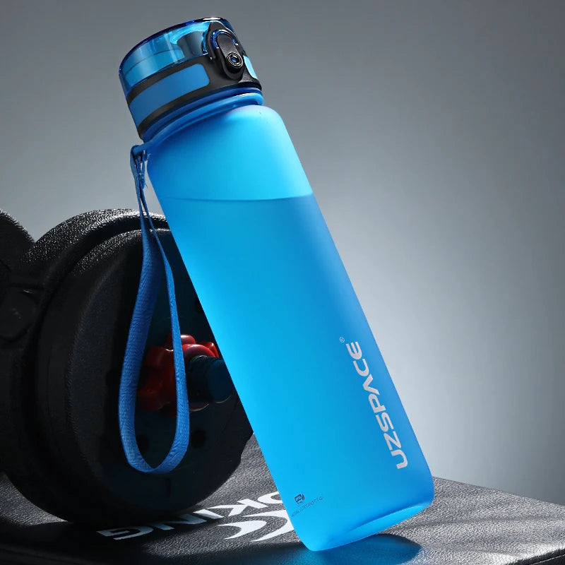 500/800/1000ml Sports Water Bottle Portable Leakproof Shaker Drinkware