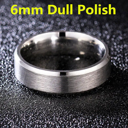 2021 Fashion Charm Jewelry ring men stainless steel Black Rings For Women