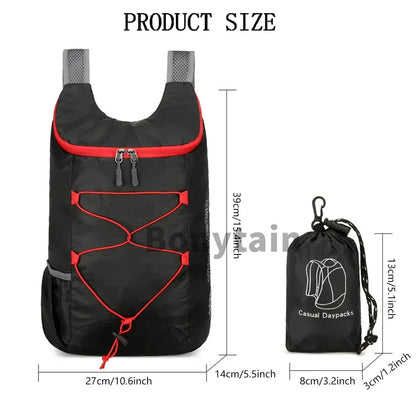 Outdoor Packable Backpack Large-capacity Foldable Camping Backpack Anti-