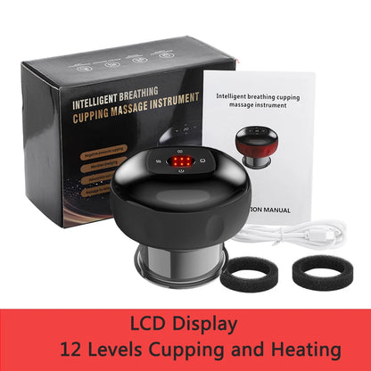 Intelligent Vacuum Cupping Massage Device Electric Heating Scraping