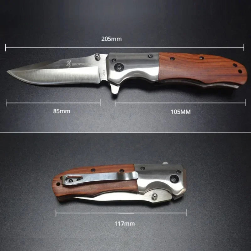 Outdoor Portable Folding Knife for Men High Hardness Survival Military