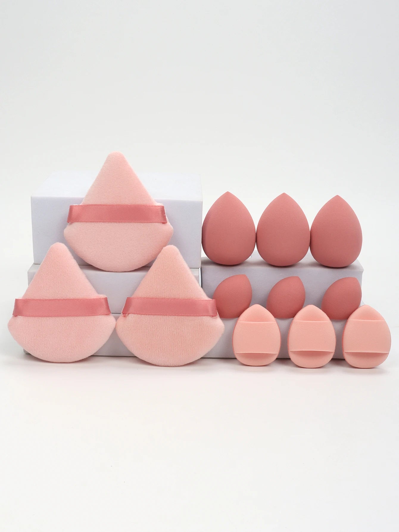 12-Piece All-Purpose Makeup Sponge Set, Made of 3 Loose Powder