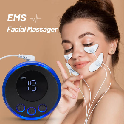 EMS Face Lifting Massage Microcurrent Face For Face Anti Wrinkle Skin