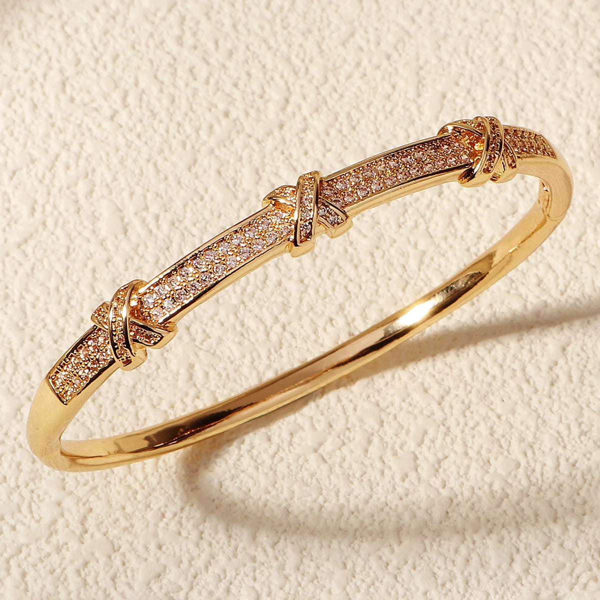 Copper With Zirconium Opening Female Simple Trendy Bracelet Trendy