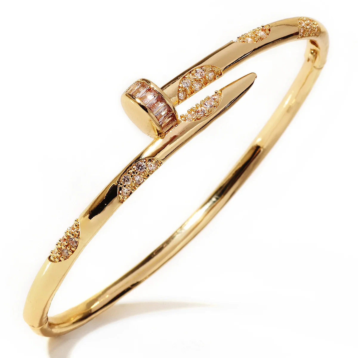 Copper With Zirconium Opening Female Simple Trendy Bracelet Trendy