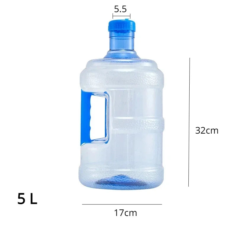 5L/7.5L Thickened PET Water Bottle Jug Reusable Portable Mineral