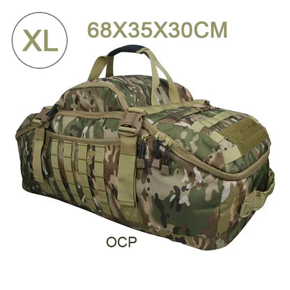 40L 60L 80L Large Duffle Bag Tactical Backpack Outdoor Camping Bags Molle