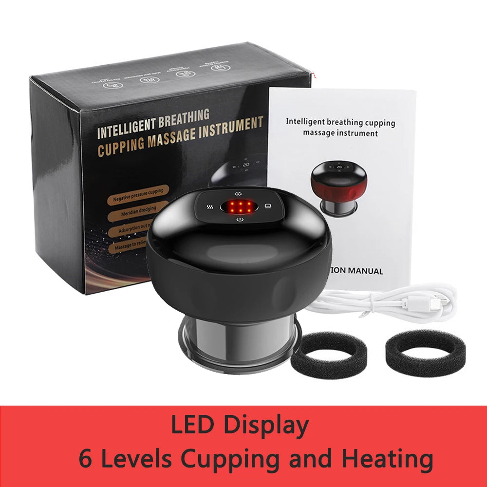 Intelligent Vacuum Cupping Massage Device Electric Heating Scraping