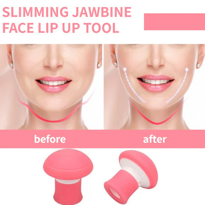 Fast Thin Face Silica Gel Mouth Jaw Exerciser Slimming Face Lift Tool Chin