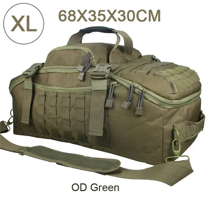 40L 60L 80L Large Duffle Bag Tactical Backpack Outdoor Camping Bags Molle