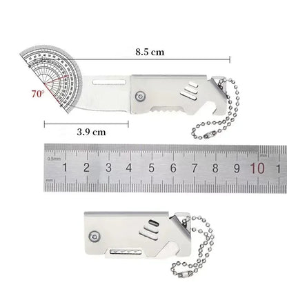 New Mini Outdoor Folding Steel Knife Portable Bottle Opener Sharp