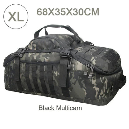 40L 60L 80L Large Duffle Bag Tactical Backpack Outdoor Camping Bags Molle