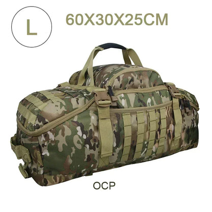 40L 60L 80L Large Duffle Bag Tactical Backpack Outdoor Camping Bags Molle