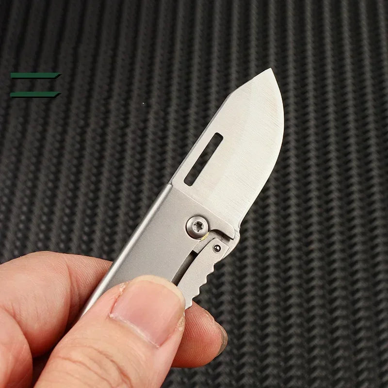 New Mini Outdoor Folding Steel Knife Portable Bottle Opener Sharp