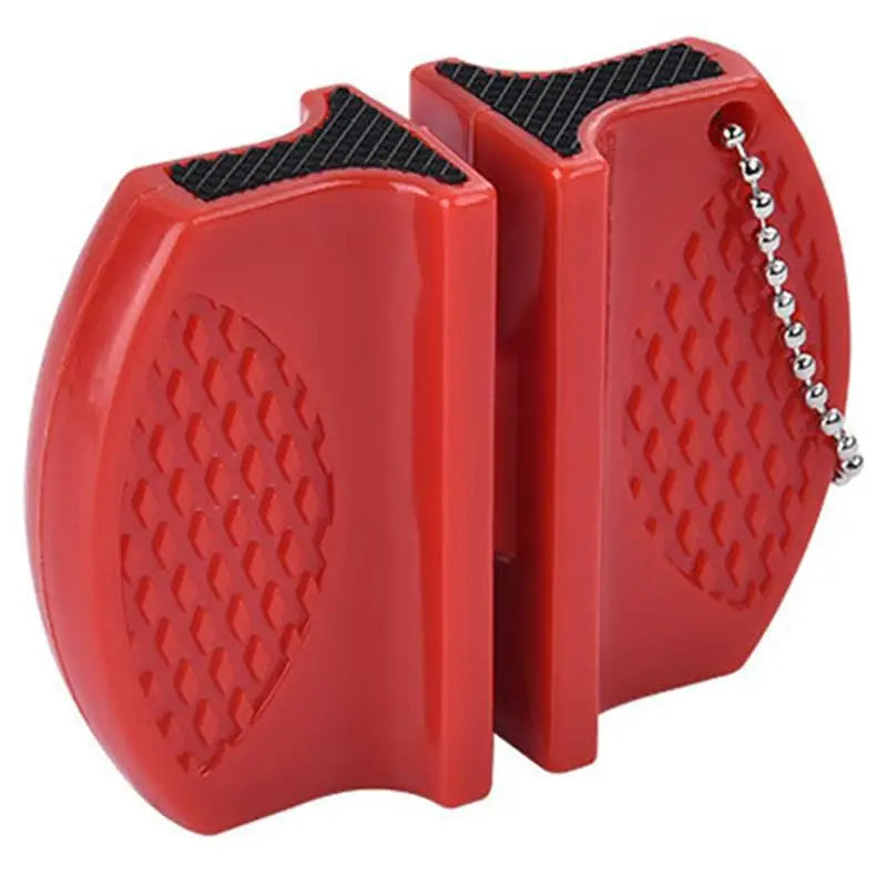 Mini Dual-sided Knife Sharpener, Portable Outdoor and Kitchen Tool for