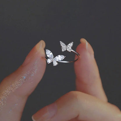 New 2024 Minimalist Thin Rings For Women Wedding Brilliant Cubic Zircon