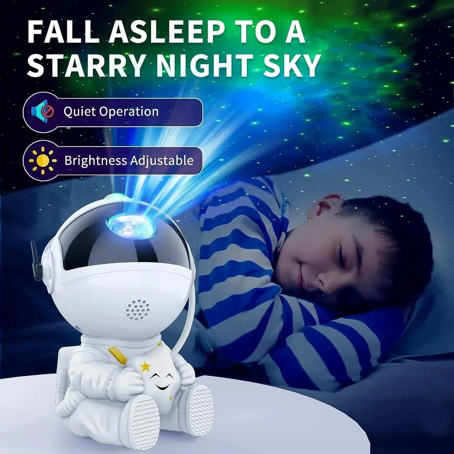 Star Projector Galaxy Night Light Astronaut Space Projector Starry