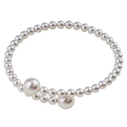 Imitation Pearl Stretchable Bracelet for Women Personalized Fashion Daily