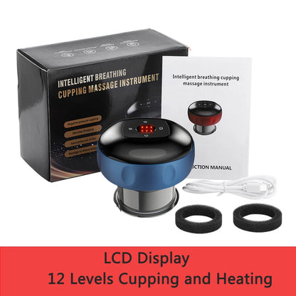 Intelligent Vacuum Cupping Massage Device Electric Heating Scraping