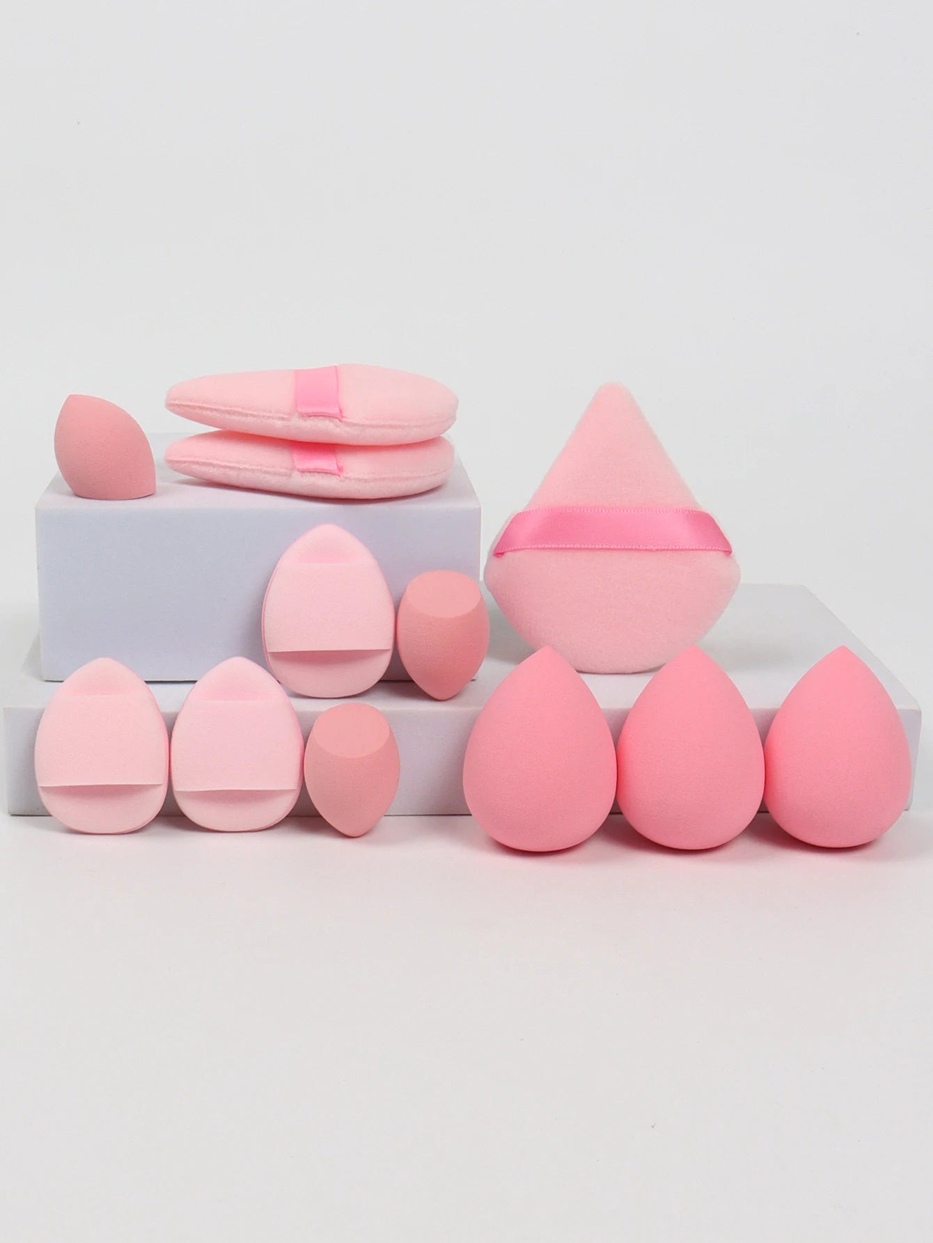 12-Piece All-Purpose Makeup Sponge Set, Made of 3 Loose Powder